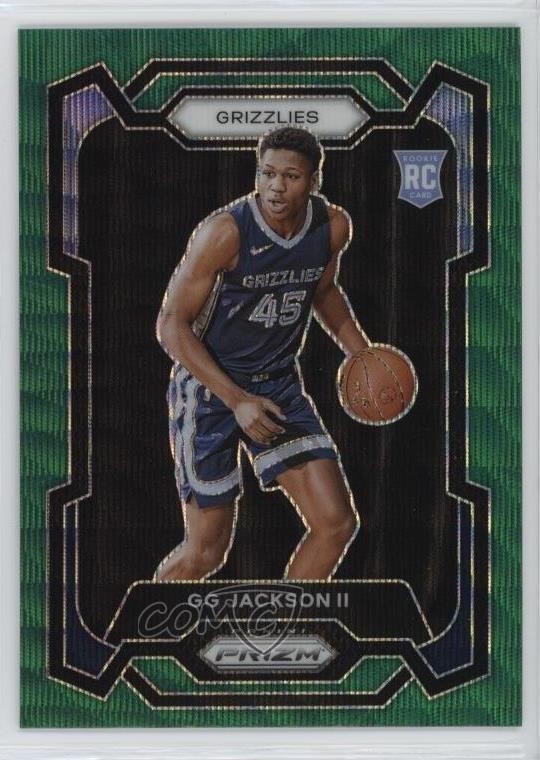 2023-24 Panini Prizm Green Wave Prizm GG Jackson II #179 1js1