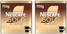 NESCAFÉ Gold Blend Instant Coffee 750g Tin (Pack of 2)