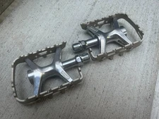 NEW MKS MT-Lux Compe Alloy Flat Pedals | Toe Clip Compatible / Made in Japan