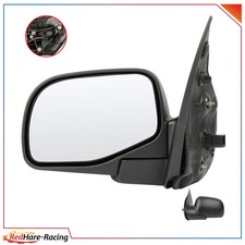Power For 2002-2005 Ford Explorer Driver Side Exterior Mirror Black Puddle Light