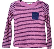 Girls Red Camel Pink And Navy Blue Striped La...