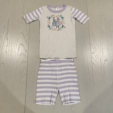 Hanna Andersson HannaJams Short John Pajama Set Disney Frozen - Size 8 130