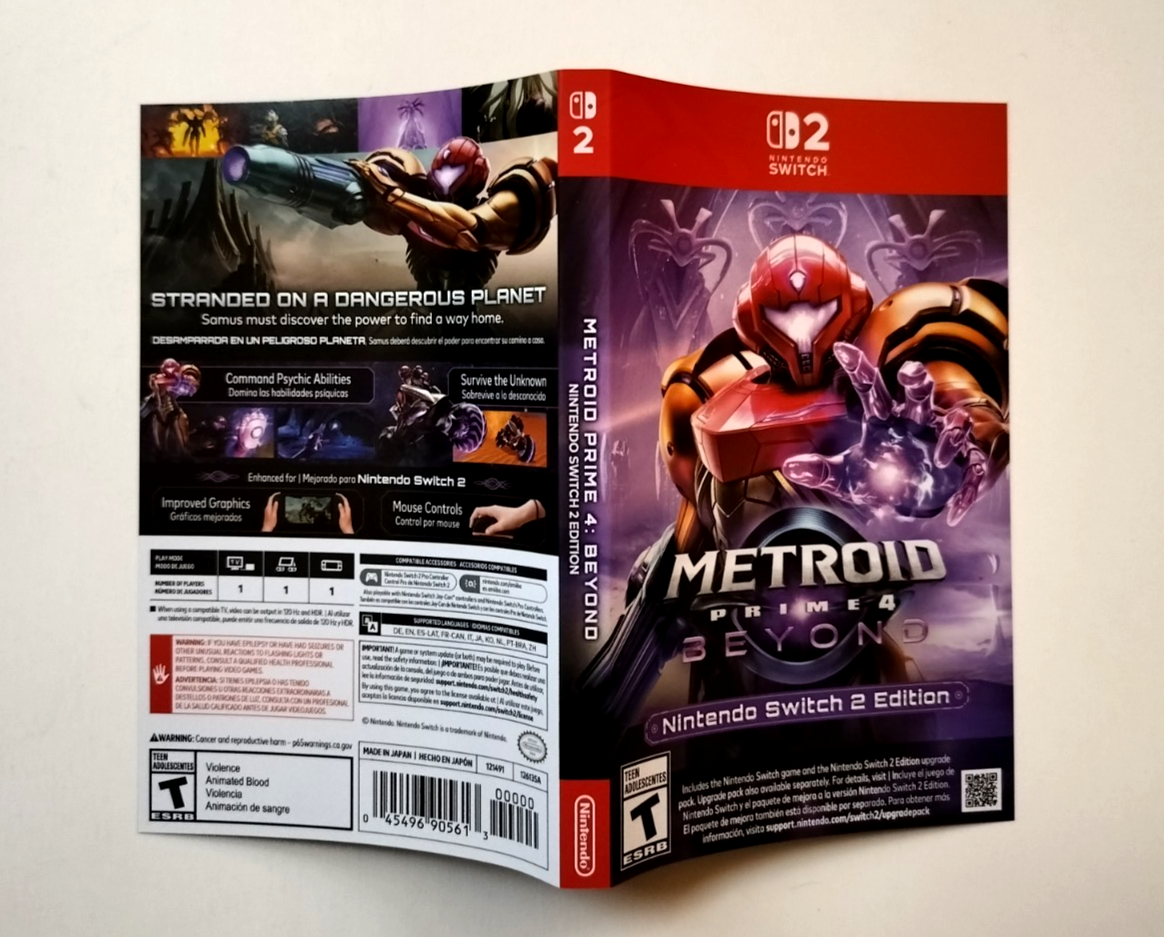 Authentic OEM Box Case Nintendo Switch 2 for Metroid Prime 4
