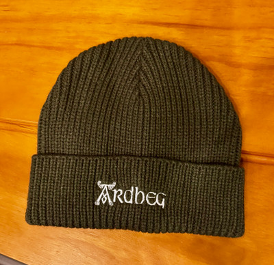 Ardbeg Whisky Olive Green Beanie Hat  -  Brand New