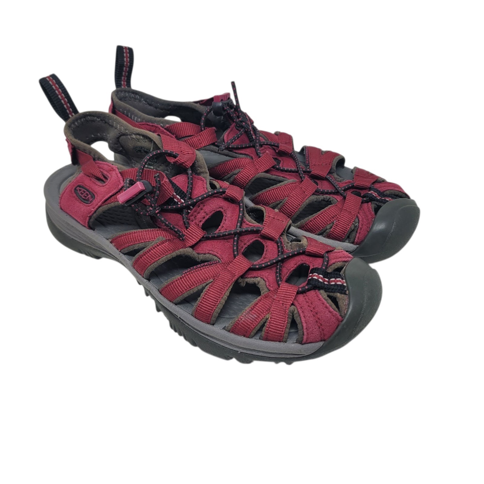 Sandali Keen Newport scarpe escursionismo acqua trail donna taglia 6 rosso rosa scuro
