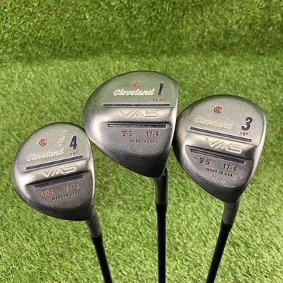 Cleveland VAS Driver With Fairway 3 and 4 Wood Set   H.E.T. Graphite Boron RH
