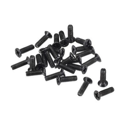 M3 x 10mm Phillips Flat Head Screws Carbon Steel Machine Screws Black 350pcs