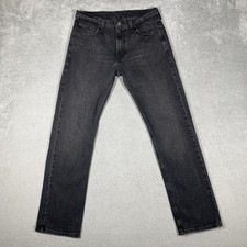 Levi's 513 Slim Straight Jeans Gray W29 L32