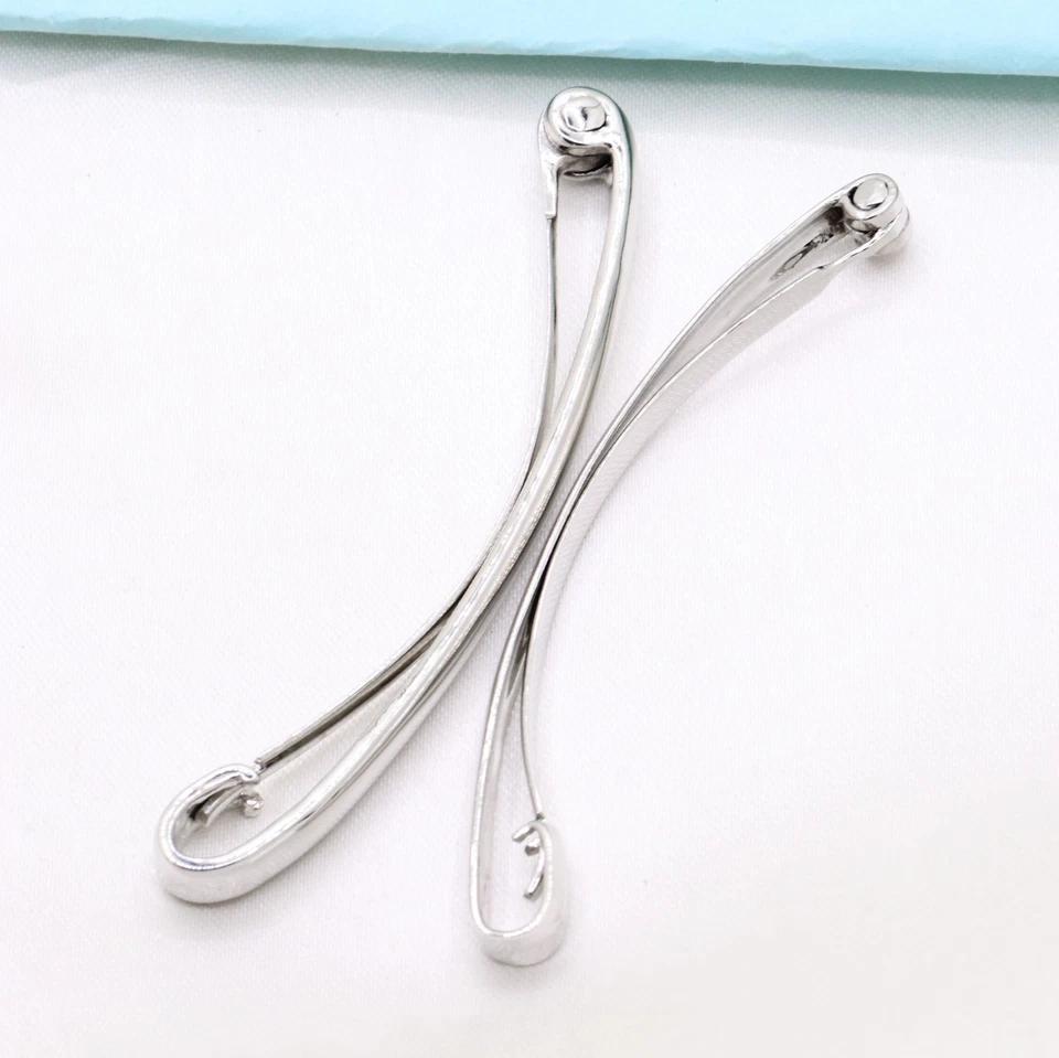 Spilla In Argento Sterling 925 Fatta A Mano Per Festa Gioiello Regalo Per Lei - Immagine 3 di 4