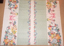 Daisy Kingdom Fabric TOY TREASURE #3212 Crib Nursery Panels 45" x 36" cotton