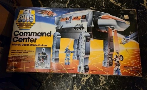 Command Center Mobile Fortres Gobots 1984 Tonka Complete W/ Box & Bent-Wing