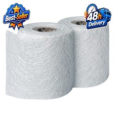 Fiberglass Chopped Strand Mat 5 Yards 4 Inch 2 Rolls - Strong Glass Fiber