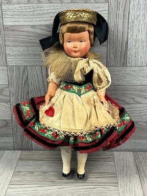 Vintage Souvenir Puppe - Trachtenkleid - Sammlerpuppe