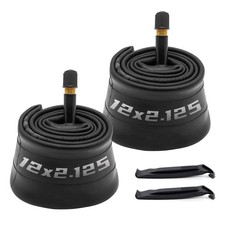  2 Pack 12x2.125/2.40 Bike Tubes 12 inch Off-Road Bicycle Inner Tube