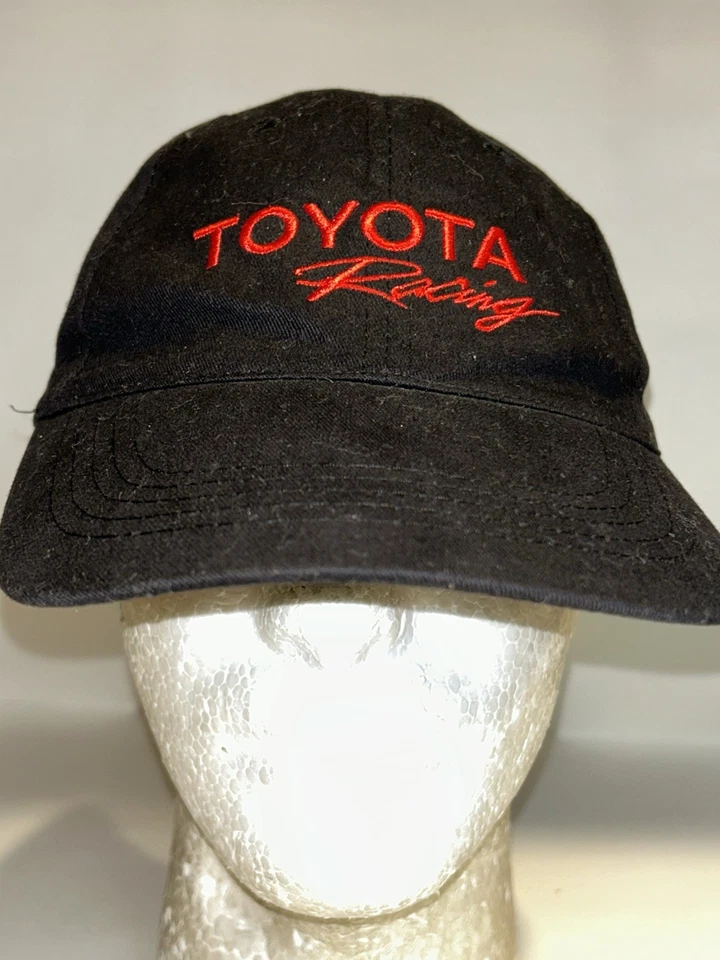 Gorra de béisbol vintage años 90 Toyota Racing negra ajustable Foto 2 de 4