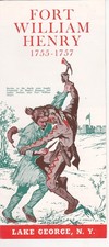 1950's Fort William Henry Lake George New York Brochure