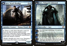 Jace, Vryn's Prodigy // Jace, Telepath Unbound - Foil Prerelease Prom ORI LP MTG