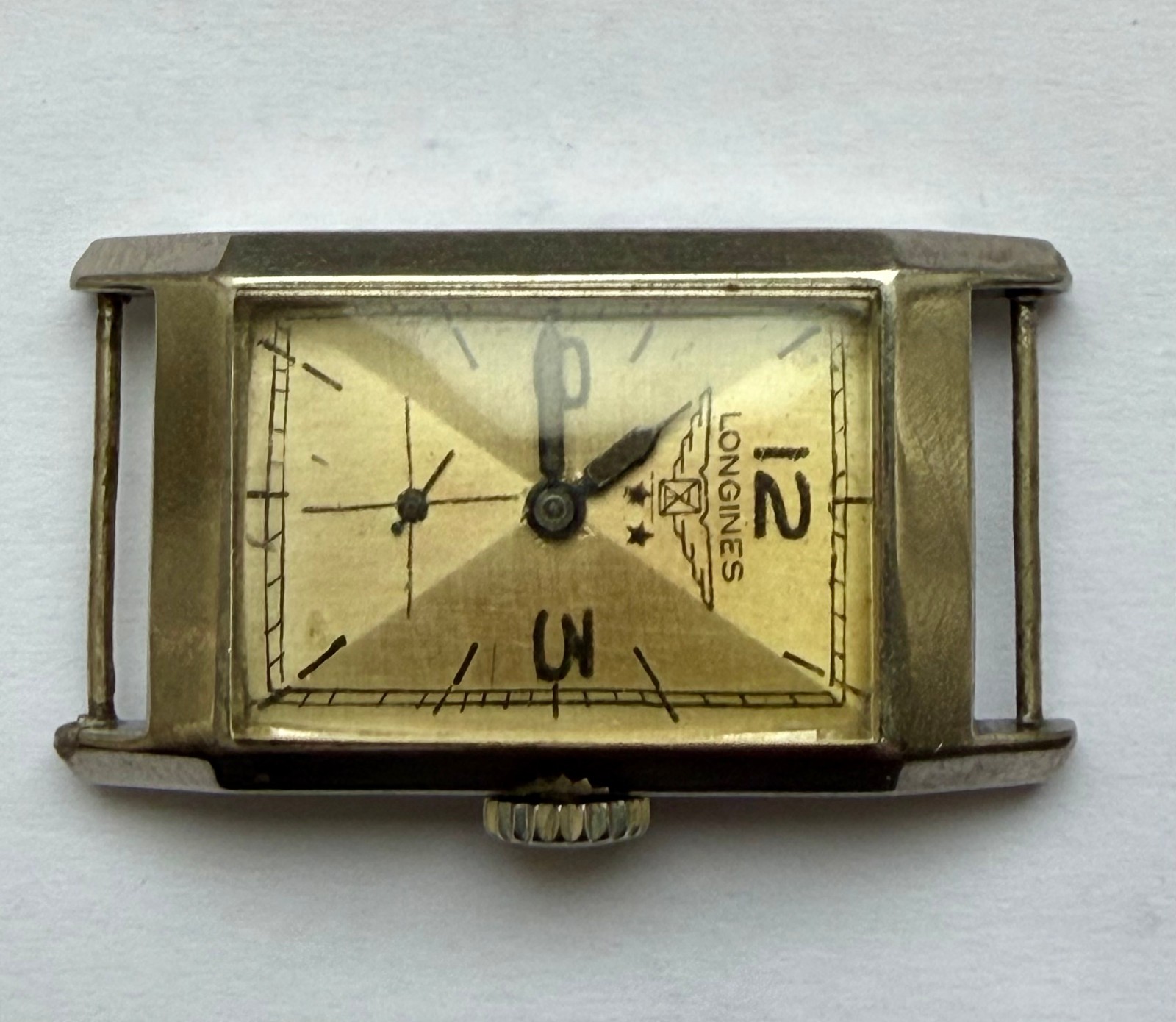 Vintage Longines Manual Wind Rectangular Watch - image 7