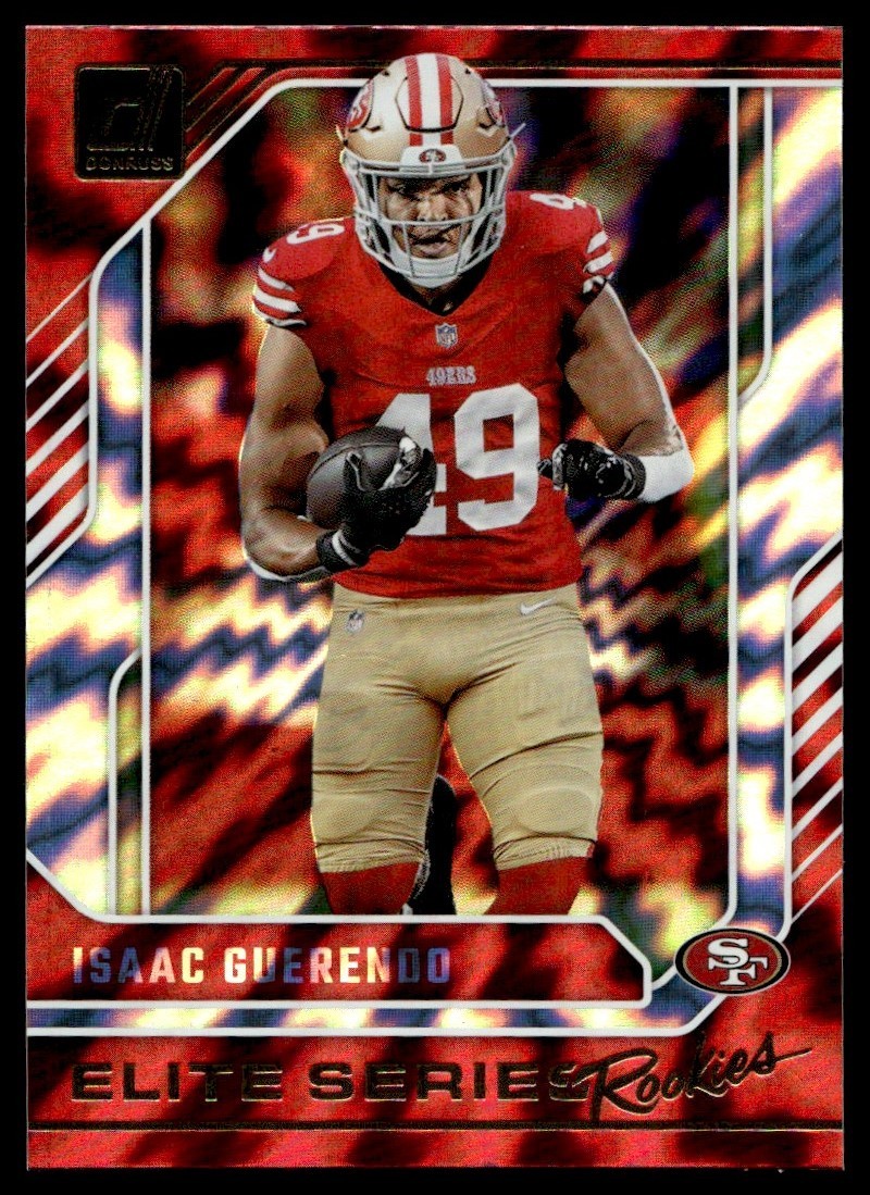 2024 Panini Donruss The Elite Series Rookies Isaac Guerendo San Francisco 49ers