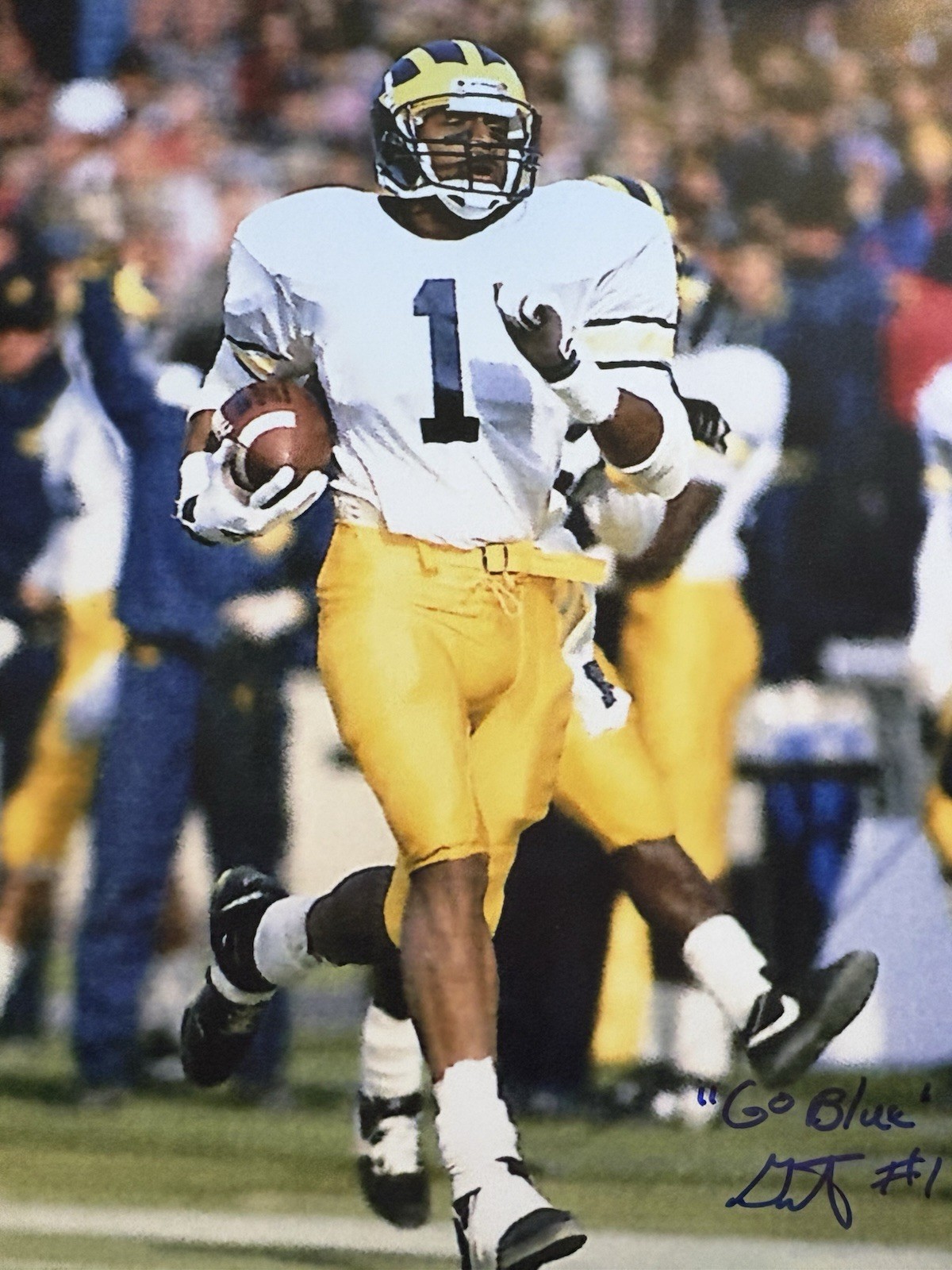 Greg McMurtry Signed 8x10 University Of Michigan Photo