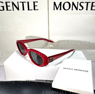 GentleMonster Sunglasses Duns R6 Red Frame Gray Lenses | eBay