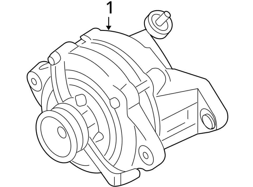 Alternador compatível com 05 SAAB 9-2X 807009 - Imagem 3 de 4