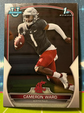 2022 Topps 1st Bowman Cameron Ward #34 Washington State University