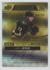 2021-22 Credentials Debut Ticket Access Autos Yellow 64/125 Jan Jenik Auto 12l5
