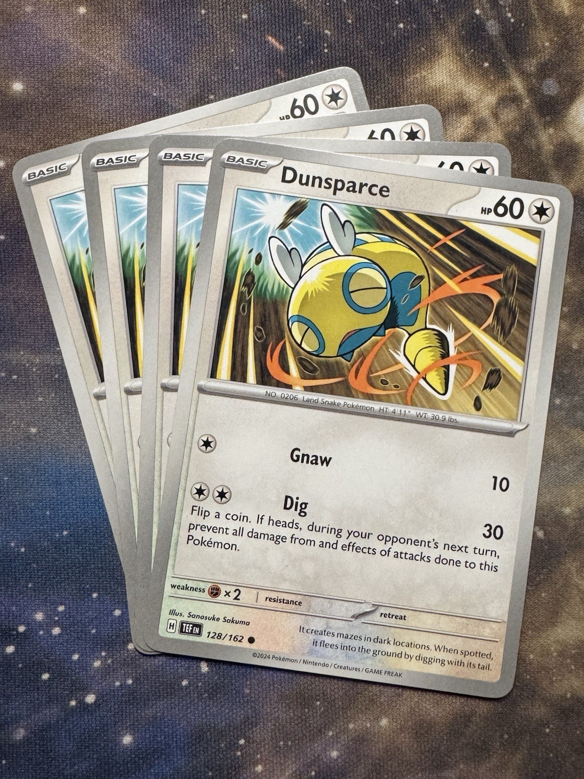 Dunsparce 128/162 SV05: Temporal Forces Regular x4