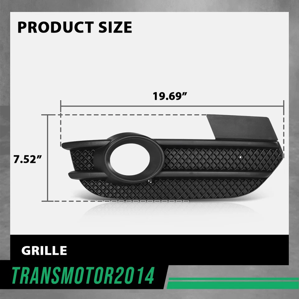 Bumper Grille Fit For 2015 Audi Q3 Right Passenger Side AU1039149 8U0807682ASP9 Foto 4 de 4