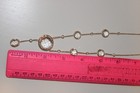 14K Yellow Gold White Topaz Lariat Necklace  — photo 6