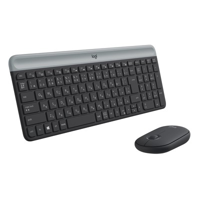 Logitech Wireless Mouse Keyboard Set Graphite MK470