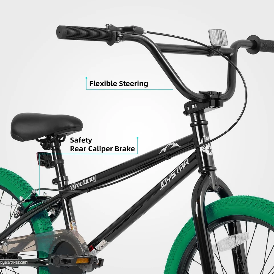 20 Inch Kids Bike Freestyle BMX Bikes for 6-10 Years Old Boys Girls and Begin... - Image 4 of 4