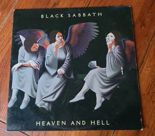 BLACK SABBATH - Heaven And Hell Orig 1980 US 1st Press Vinyl LP Dio Win VG+