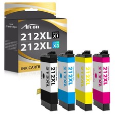 4P 212XL T212XL Ink Cartridges ForEpson WorkForce WF-2830 WF2850 XP4100 printer