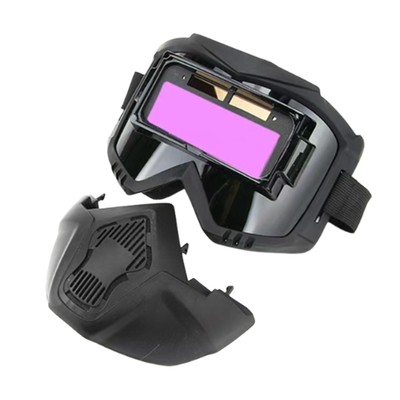 Automatic Variable Light Welding Mask Full Face Cover 7.2x8.8inch Removable for