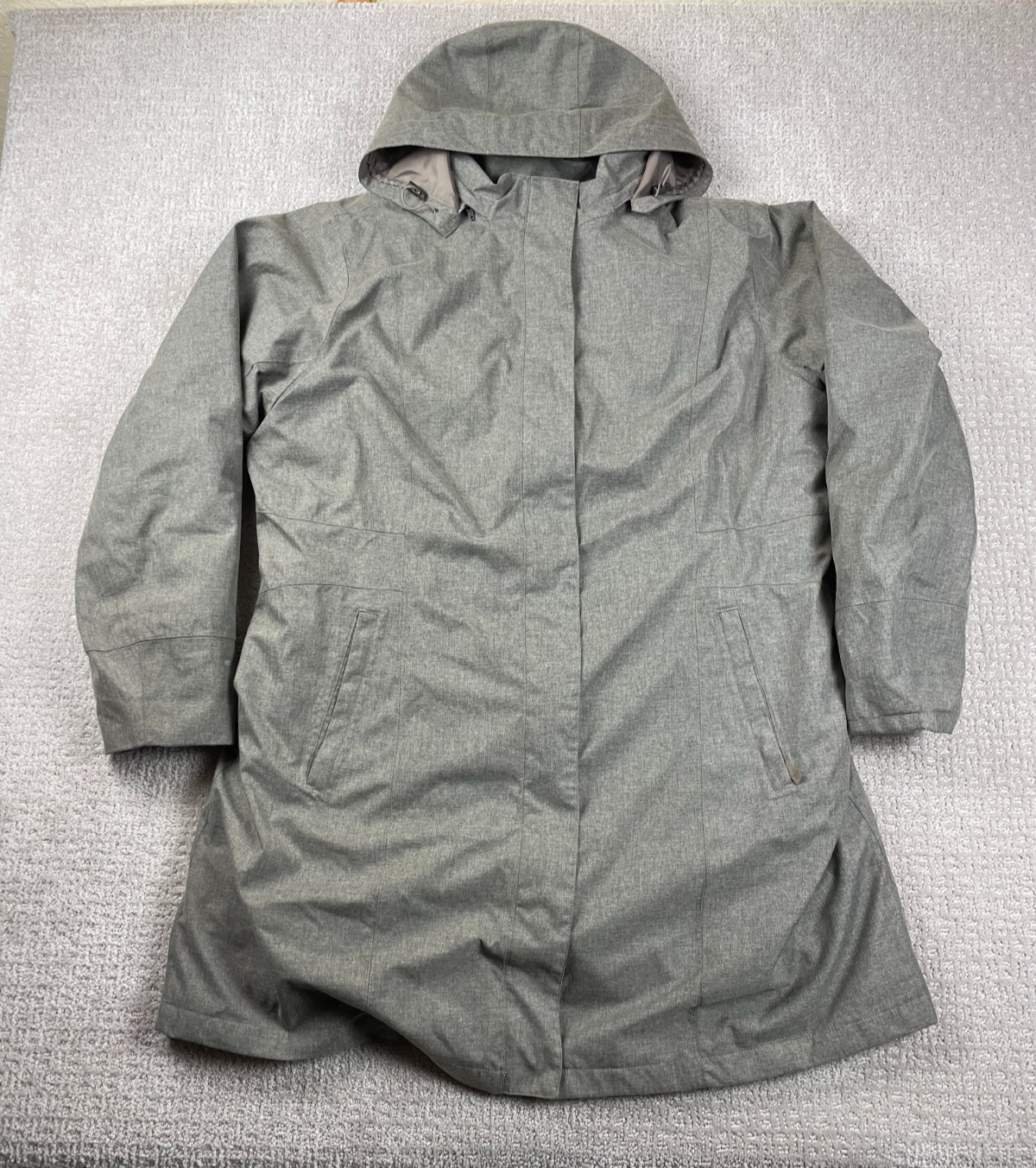Eddie Bauer Parka Jacket Womens 2XL WeatherEdge Hooded Lined Quilted Insulated
