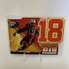Vernon Davis 2006 Press Pass Big Numbers Rookie Card Maryland Terps Die-cut