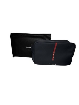 PRADA Luna Rossa Ocean Men's Toiletry Bag Navy Blue | eBay