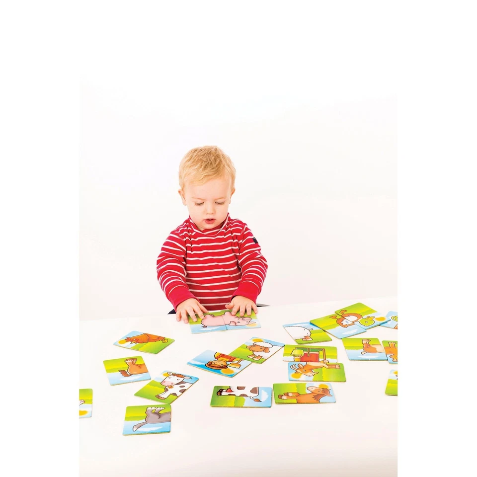 Orchard Toys Farmyard Heads and Tails Game, Memory & Matching Pairs Card Game, - Image 4 of 4