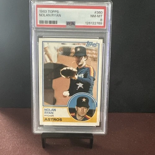1983 Topps Nolan Ryan #360 Houston Astros Baseball PSA 8