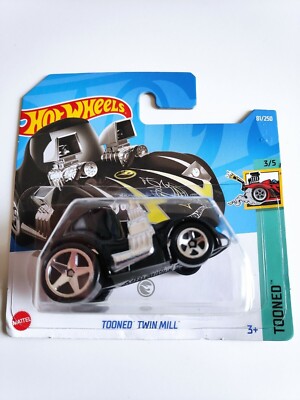 Hot Wheels Tooned Twin Mill Auto Schwarz Treasure Hunt 2022 81/250 HCY08 M524OVP