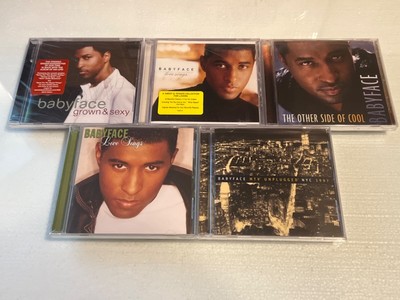 [ALL NEW!] BABYFACE 5 CD LOT OTHER SIDE OF COOL LOVE SONGS GROWN SEXY UNPLUGGED