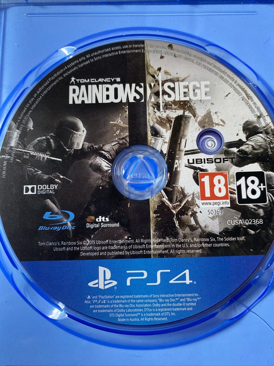 Tom Clancy's Rainbow Six Siege PS4 & PS5 PlayStation 4 & 5 PEGI 18