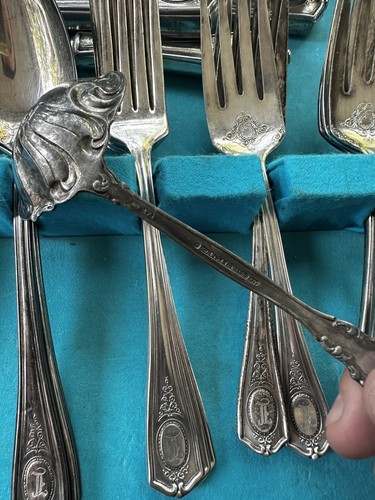 Vtg Silverware Lot South Seas Community Plate WM Rogers Roma Montagnani Italy - Picture 6 of 23