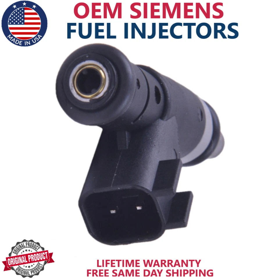 4 inyectores de combustible OEM SIEMENS I4 para Jeep Patriot 2007-2017 2,0 L/2,4 L Foto 3 de 4