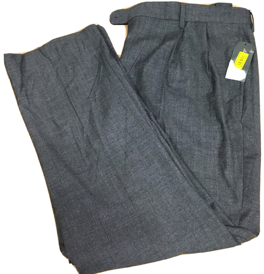 95 долларов США Фирменные мужские брюки Daniel Cremieux , темно-серый Вереск, 38Wx30L