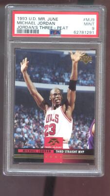 1993-94 Upper Deck Mr. June Third Straight MVP #MJ9 Michael Jordan