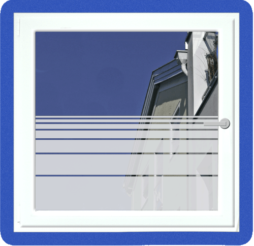 28,90€/m² Fensterfolie Milchglas Sichtschutzfolie Dekor STREIFEN Türfolie FD0001 - Bild 28 von 28