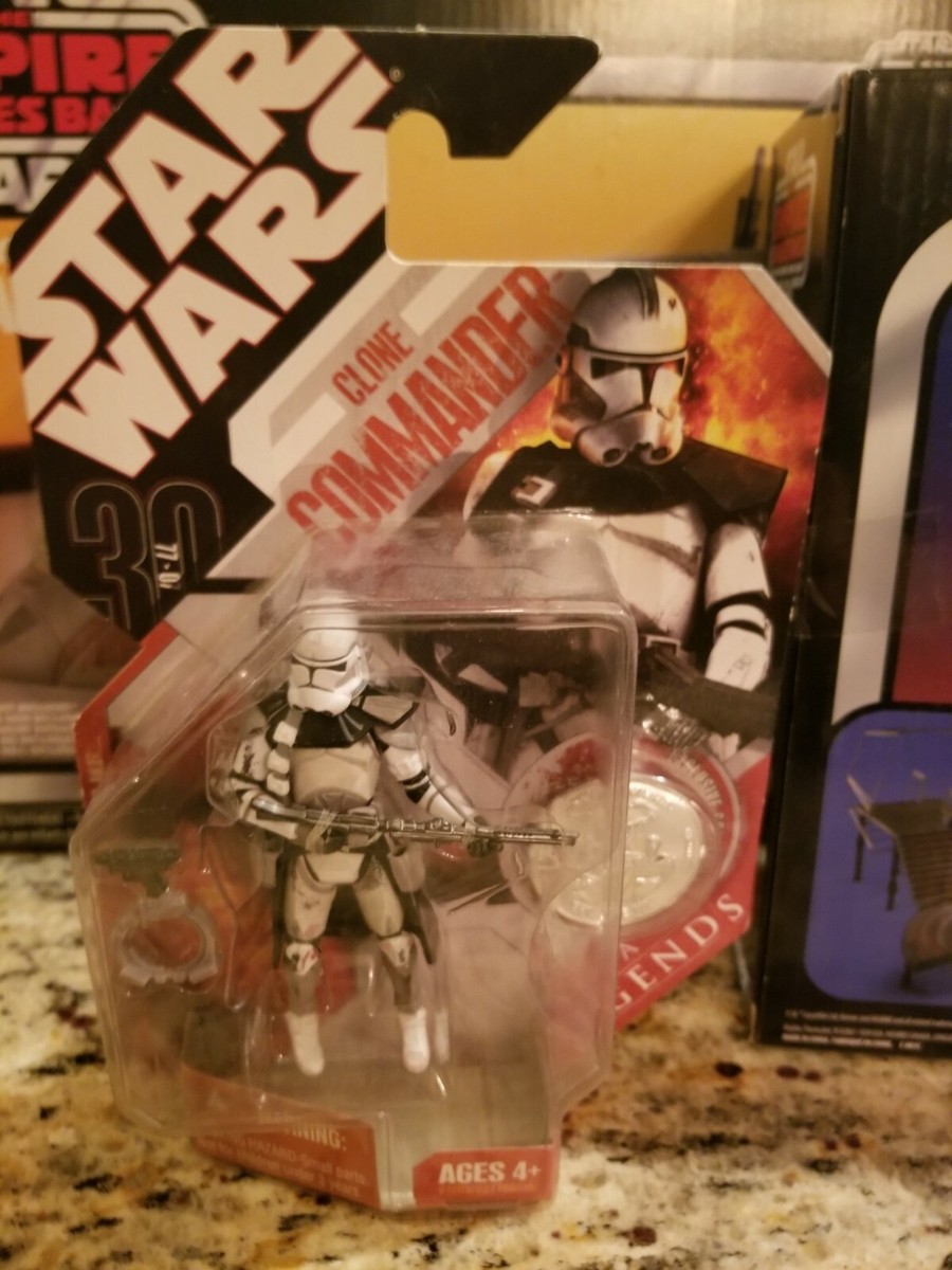 Star Wars Hasbro Clone Regiment Commander Saga Legends Silver Coin